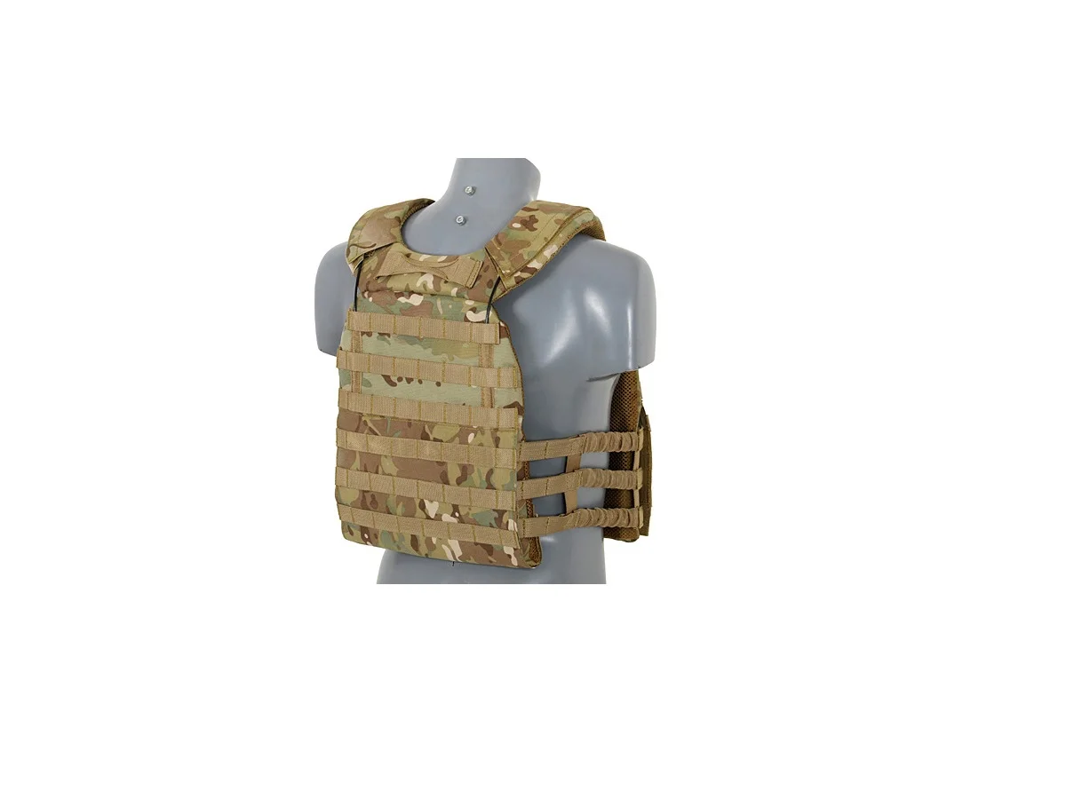 8Fields Plate Carrier with SAPI Ballistic Plates Multicam 4