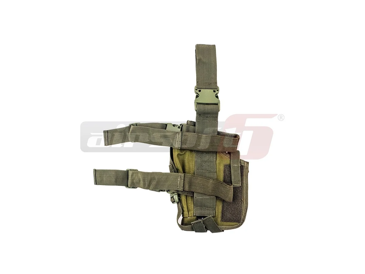 Invader Gear Pistol Holster for Thigh SOF Olive 2